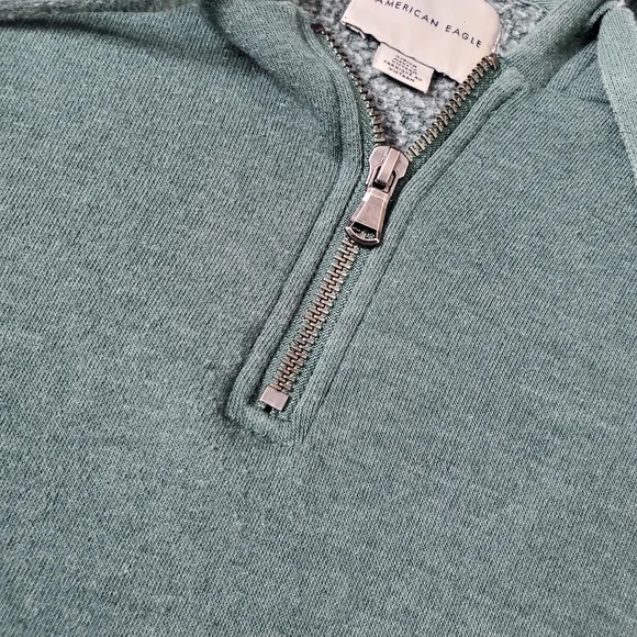 American Eagle Outfitters Retro Hoodie 1/4 Zip Size S - Picture 9 of 13